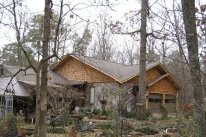 roofing in the woods